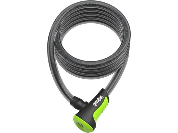 OnGuard pyörän vaijerilukko Neonvihreä 12x1800 mm (8156GR)