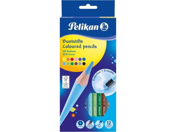 Pelikan 700689, Flerfarget, 12 stykker
