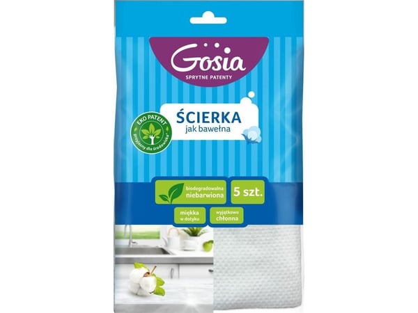 Politan Gosia Ścierka Jak Bawełna 5szt 6417 Gosia Politan Gosia Ścierka Jak Bawełna 5szt 6417 Gosia