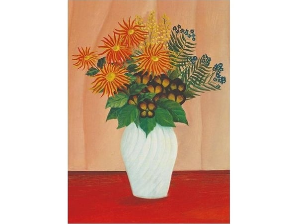 17x14 cm kort med konvolutt Bouguet of FLowers