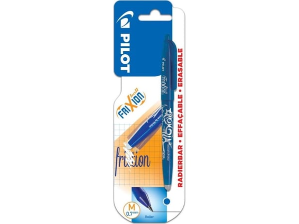 Pilot FriXion -pallo, kynä, sininen, sininen, muovi, läpipainopakkaus, 1 kpl