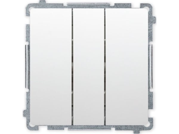 Kontakt-Simon BMW31.01/11, Muovi, Valkoinen, IP20, 250 V, 10 A, 75 mm