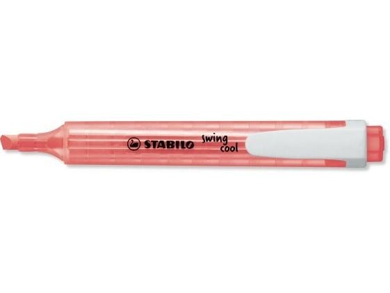 STABILO swing cool Pastel, 1 stykker, Rosa, Meisel tupp, Rosa, Hvit, 1 mm, 4 mm