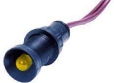 Simet Signallampe 5mm gul 12-24V AC/DC KLP 5Y/24V (84405004)