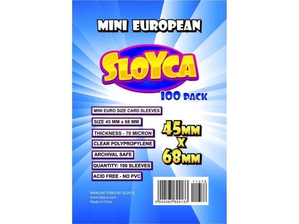 Sloyca Mini Europeiske T-skjorter 45x68mm (100 stk) SLOYCA