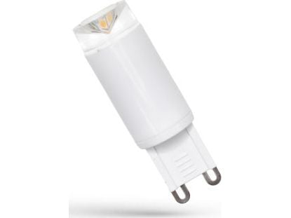 Spectrum LED G9, 230V, 3W, CW, keraaminen (WOJ13064)