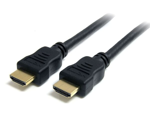 Startech 3m High Speed HDMI Cable w/ Ethernet Ultra HD 4k x 2k - HDMI-kabel med Ethernet - HDMI hann til HDMI hann - 3 m - svart