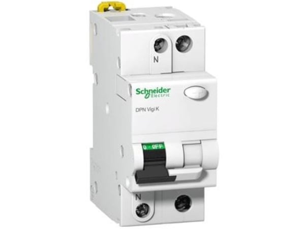 Acti9 DPN Vigi K - RCBO - 1P+N - 10A - B-käyrä - 6000A - 30mA - tyyppi AC