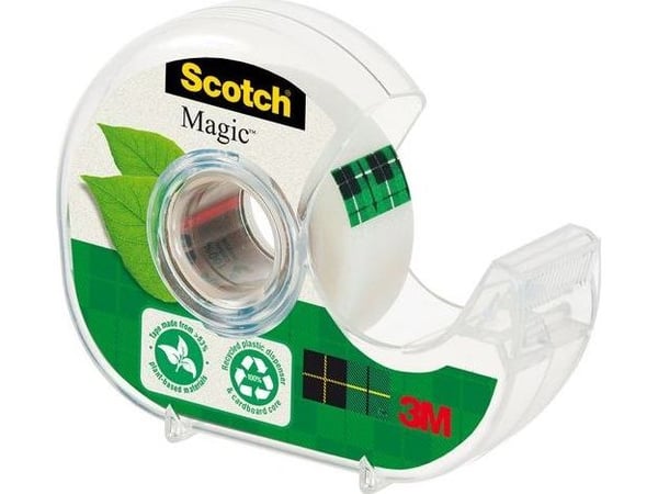 Scotch Magic, 20 m, Ruskea, Akryyli, Paperi, Muovi, 19 mm, 2,54 cm, Ripustettava laatikko