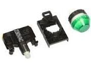 Spamel signalrampa 22 mm grön 230V AC LED (ST22-LZ-230-LEDAC)
