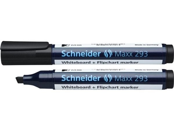 Schneider Maxx 293 skrivdon, 10 st, Sort, Mejselspids, Round, Mellem, 2 mm