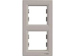 Schneider Electric Ramka 2-krotna pionowa brąz (EPH5810269)