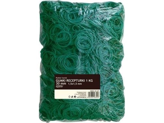 Häftklamrar kontorsgummiband 75x1,5 mm 1 kg (AB8436)