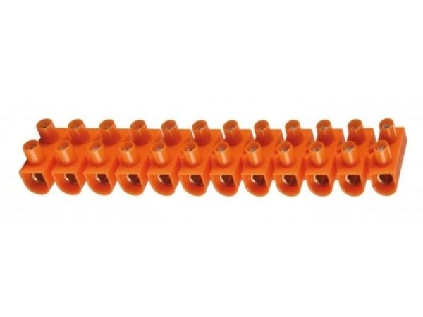 Simet-liitäntäkisko LTF12-25 25mm2 12-kiskoinen oranssi - 21712008
