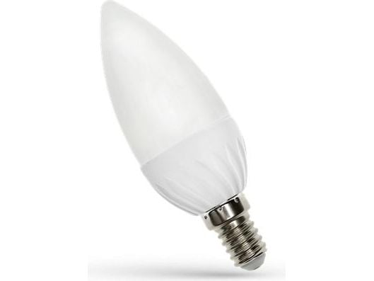 Spectrum LED-stearinlys E14, 230V, 6W, CW (WOJ13027)