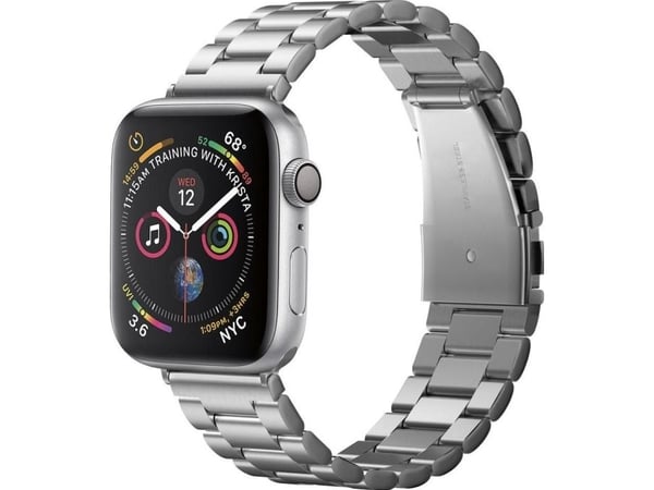 Spigen Modern Fit, Band, Smartklokke, Sølv, Apple, Rustfritt stål, 44 mm