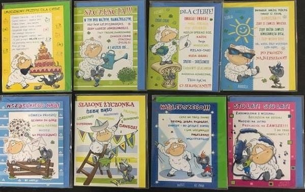 Stamp gavekort Smile B6 + konvolutt blandede mønstre