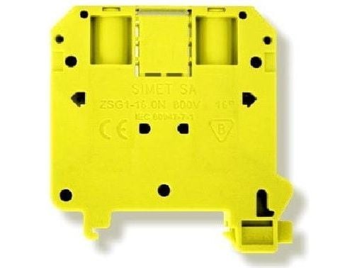 Simet skenskarv skruv 2,5 - 16mm2 gul ZSG 1-16.ON (11621314)