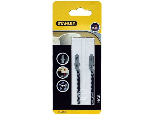 Stanley pistosahanterät T 2kpl PVC puulle STA23042