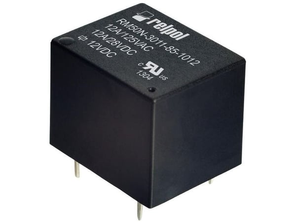 Relpol Relay 1Z 12A kela 12VDc RM50N-3021-85-1012