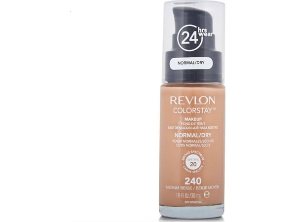 REVLON ColorStay med pumpe makeup normal/tørr hud 240 Medium Beige 30 ml