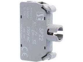 Spamel lampeholder for pære BA9s 24V AC/DC uten pære (SP22-1435R03)