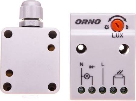 ORNO fotorelé 2300 W, IP65-sensor, i eske, OR-CR-232 ORNO fotorelé 2300 W, IP65-sensor, i eske, OR-CR-232