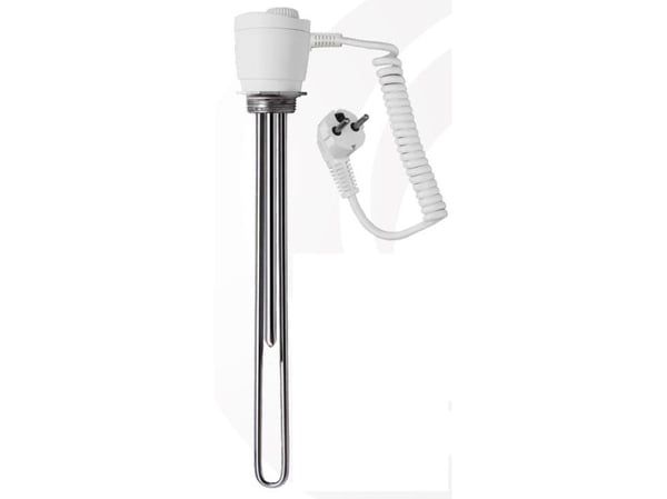 Rød varmeelement til varmtvannsbereder med termostat GRBT 2000W 6/4" R231201004