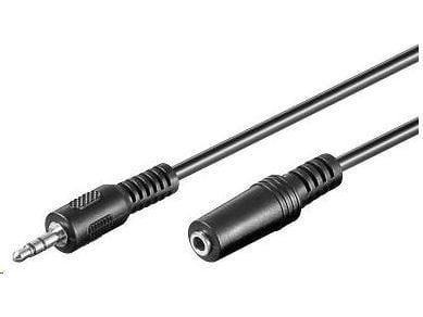 PREMIUMCORD lydkabel 3,5 mm jack - jack forlengelse 3 m (M/F, stereo) (kjackmf3)