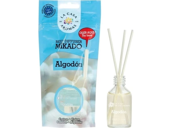 La Casa de los Aromas olejek aromatyczny z patyczkami Bawełna 30ml