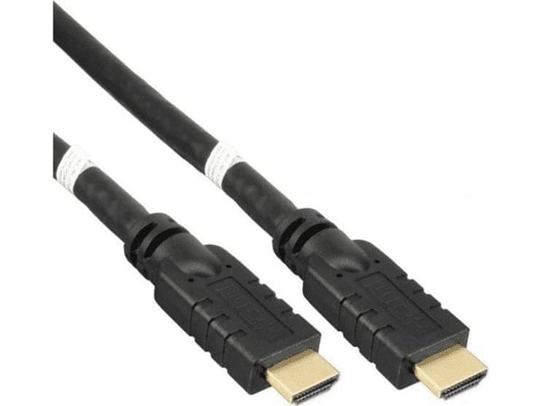 PremiumCord HDMI - HDMI-kabel 20 m, svart (kphdm2r20)