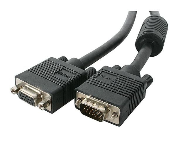 StarTech 15m Coax High Resolution Monitor VGA Video Extension Cable - VGA-forlengelseskabel - HD-15 (VGA) (hann) til HD-15 (VGA) (hunn) - 15 m - fo...