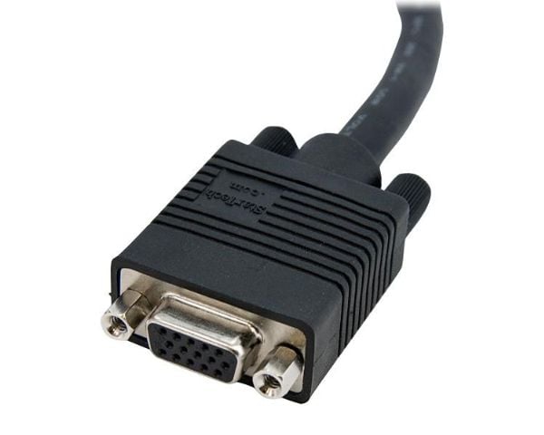 StarTech 15m Coax High Resolution Monitor VGA Video Extension Cable - VGA-forlengelseskabel - HD-15 (VGA) (hann) til HD-15 (VGA) (hunn) - 15 m - fo...