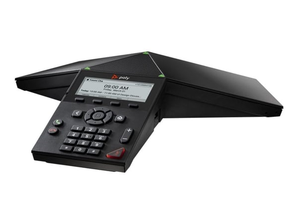 Poly Trio 8300 - Konferanse-VoIP-telefon - med Bluetooth-grensesnitt - IEEE 802.11a/b/g/n (Wi-Fi) / Bluetooth 5.0 - treveis anropskapasitet - SIP, ...