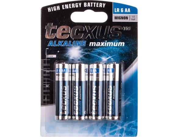 tecxus Mignon LR 6 AA - Batteri 4 x AA-typ - alkaliskt