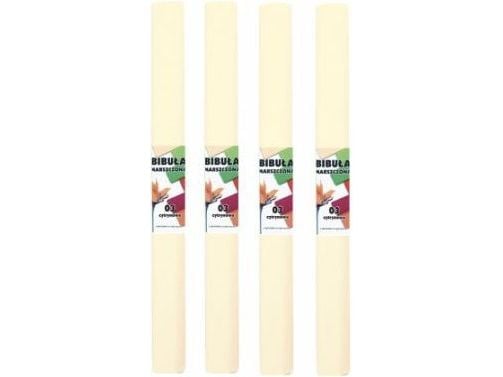 Starpak bølgepapir (bibula) 50x200 cm krem 10 stk