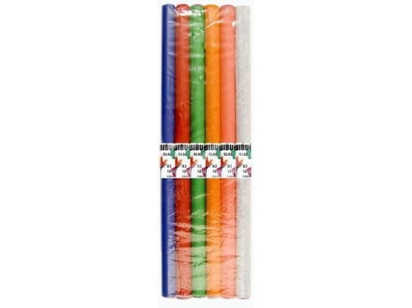 Starpak sugepapir glatt 10 farger A3 (6 stk.)