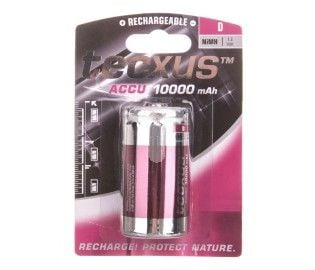 tecxus Mono - Akku D - NiMH - (ladattava) - 10000 mAh