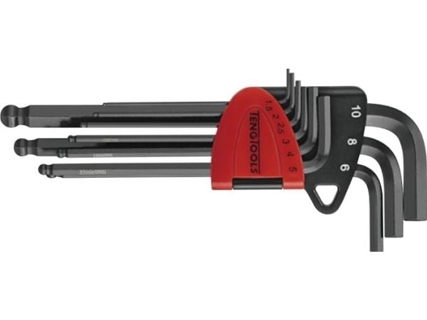 TengTools Šešiakampių raktų rinkinys Teng Tools 1499MM; 9 vnt.