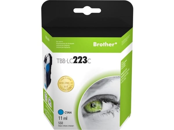 Brother LC223 Cyan bläck TBB-LC223C