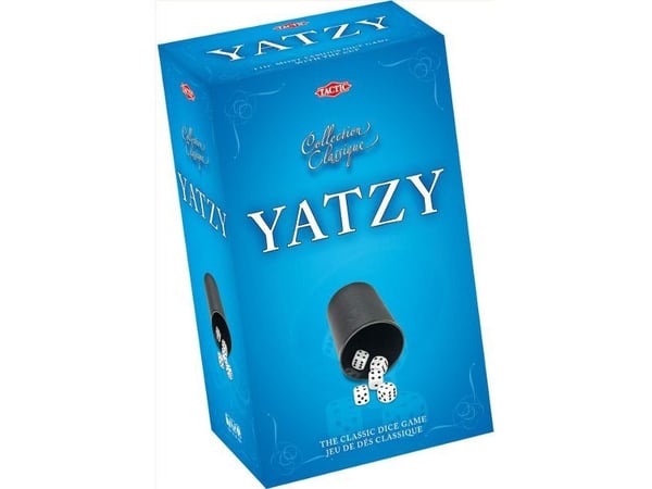 Taktinen Yahtzee kupin kanssa
