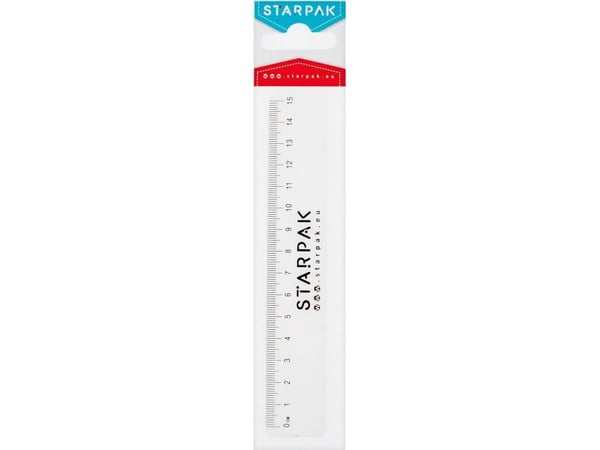 Starpak I LINIJKA PLAST 15CM STK PBH 40/960