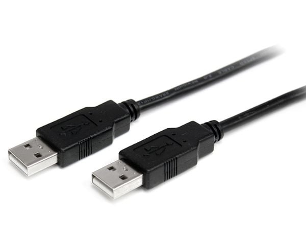StarTech 2m USB 2.0 A to A Cable - M/M - 2m USB 2.0 aa Cable - USB a male to a male Cable (USB2AA2M) - USB-kabel - USB (hann) til USB (hann) - USB ...