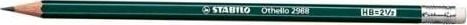STABILO Othello, HB, Grønn, Sekskantet, Kunst, Hobby, Kontor, Skole, Tsjekkisk Republikk, 3 mm