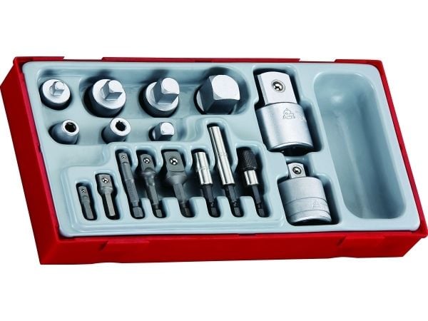 Teng Tools 17-delade mellanfästelement Teng Tools TTADP17 - 185800109