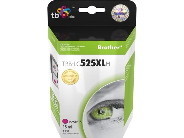 TB - 15 ml - magenta - kompatibel - blekkpatron (alternativ for: Brother LC525MG, Brother LC535MG) - for Brother DCP-J100, DCP-J105, DCP-J200