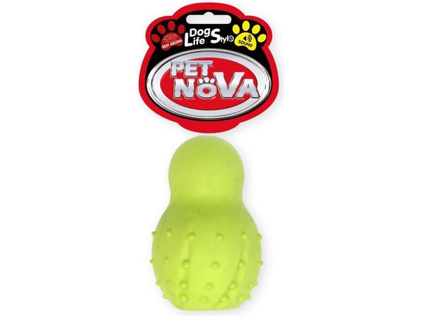 PET NOVA TPR snømann gul 9,5 cm