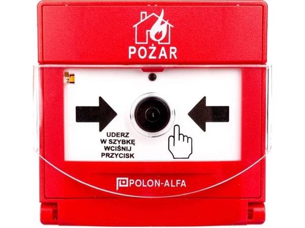 Polon-Alfa håndholdt adresserbar brannvarsler, innfelt (ROP-4001MH)