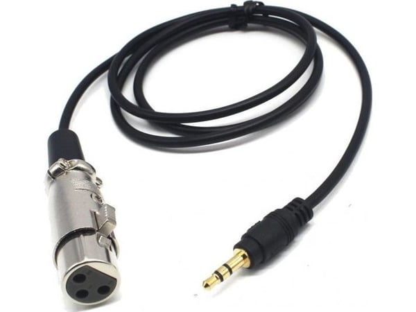 Mozos mikrofonkabel XLR - Mini Jack 3,5 mm MCABLE-XLR