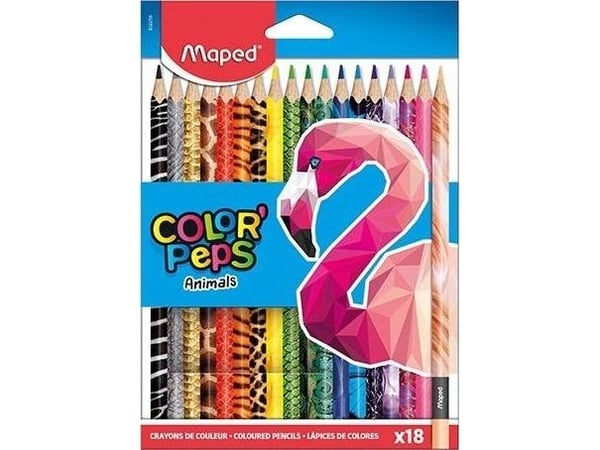Maped Color Peps Animal, Monivärinen, 18 kpl